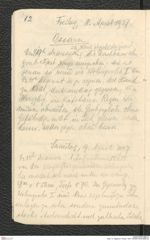 Seite 13, Tagebuch "Ossarn 1927" (NHMW-PRAE-BBB-22)